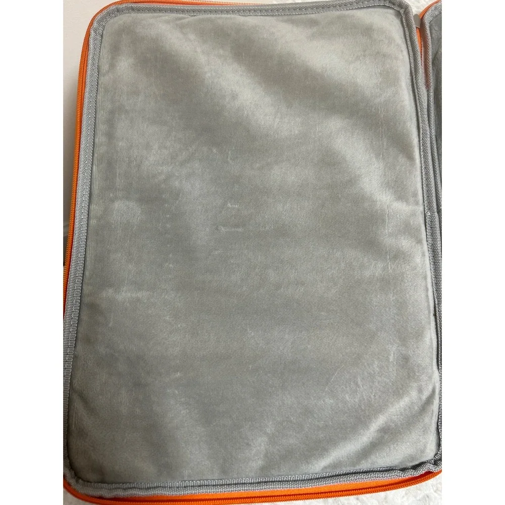 ProCase Laptop Sleeve‎ Case Pouch Gray Orange Handle Zipper Closure